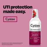 Cystex opción baja en calorías y libre de alérgenos.