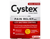Cystex Plus en botella: tabletas para alivio del dolor urinario.