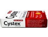 Cystex Plus etiqueta: no cambia el color de la orina.