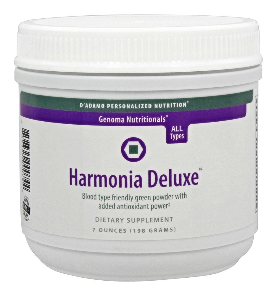 D'Adamo Harmonia Deluxe: botella visible, apoyando vitalidad diaria.