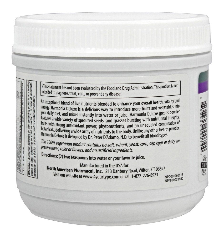 Harmonia Deluxe con agua, forma simple de incorporar nutrientes.