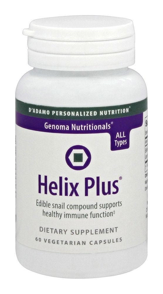 D'Adamo Helix Plus, frasco de 60 cápsulas para uso diario.