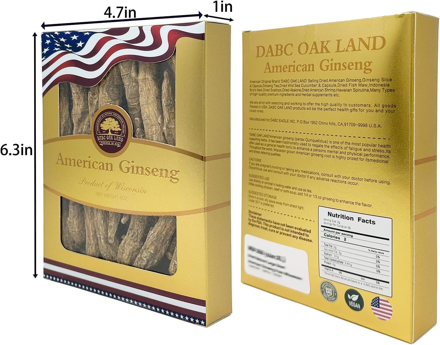 DABC OAK LAND cocción de ginseng para enriquecer sopas.