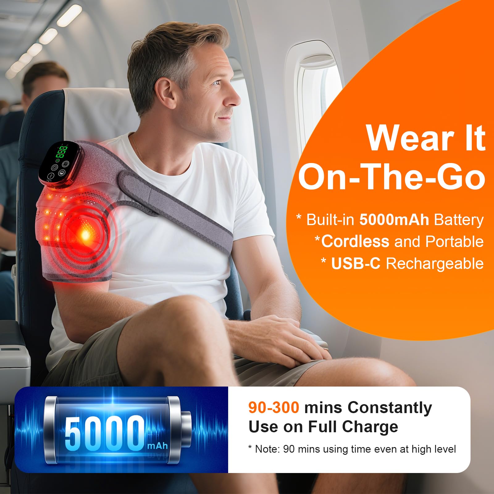 DABLEIBEN knee massager with adjustable fit