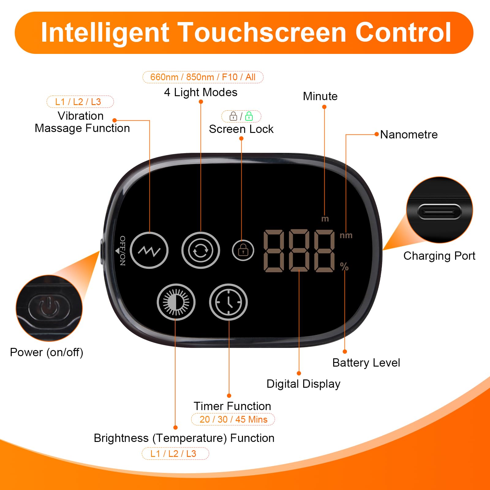 DABLEIBEN knee massager compact design for travel