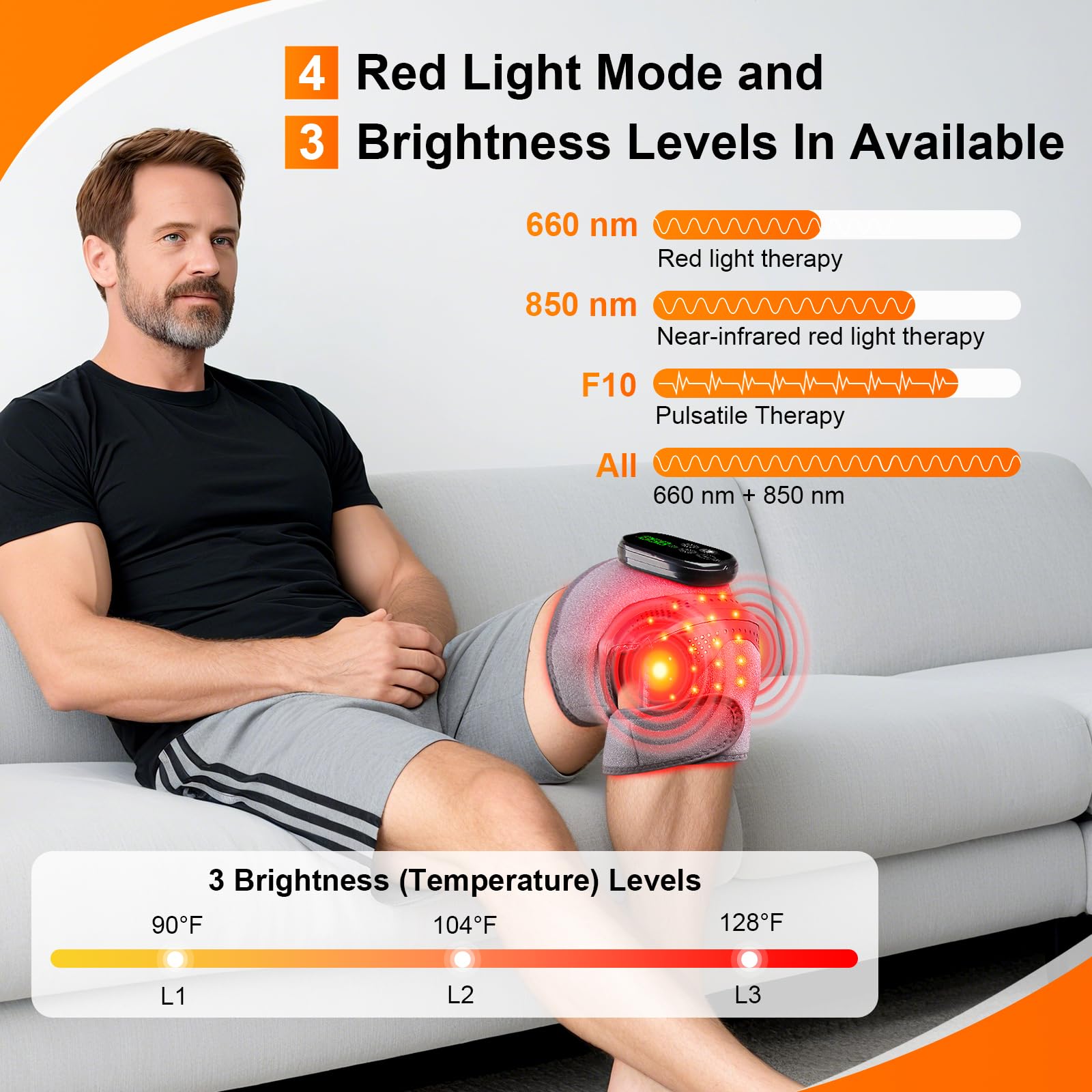 DABLEIBEN knee massager provides vibration massage