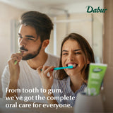 Dabur Aloe Vera Pasta Dental, cuidado de encías y aliento duradero.
