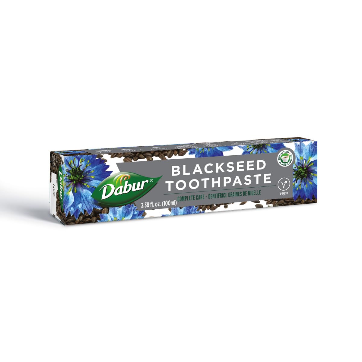 Pasta dental Dabur Herbal, pack de 3 unidades para higiene bucal diaria.
