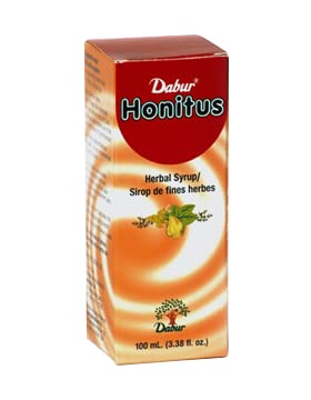 Dabur Honitus, jarabe de hierbas para la tos, alivio suave de la irritación de garganta
