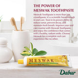 Extracto de miswak de Dabur Meswak como ingrediente principal para encías.