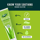 Dabur Herbal con sabor herbal, sensación de frescura.