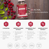 DACHA hibisco flor en cápsulas para apoyo antioxidante y bienestar diario.