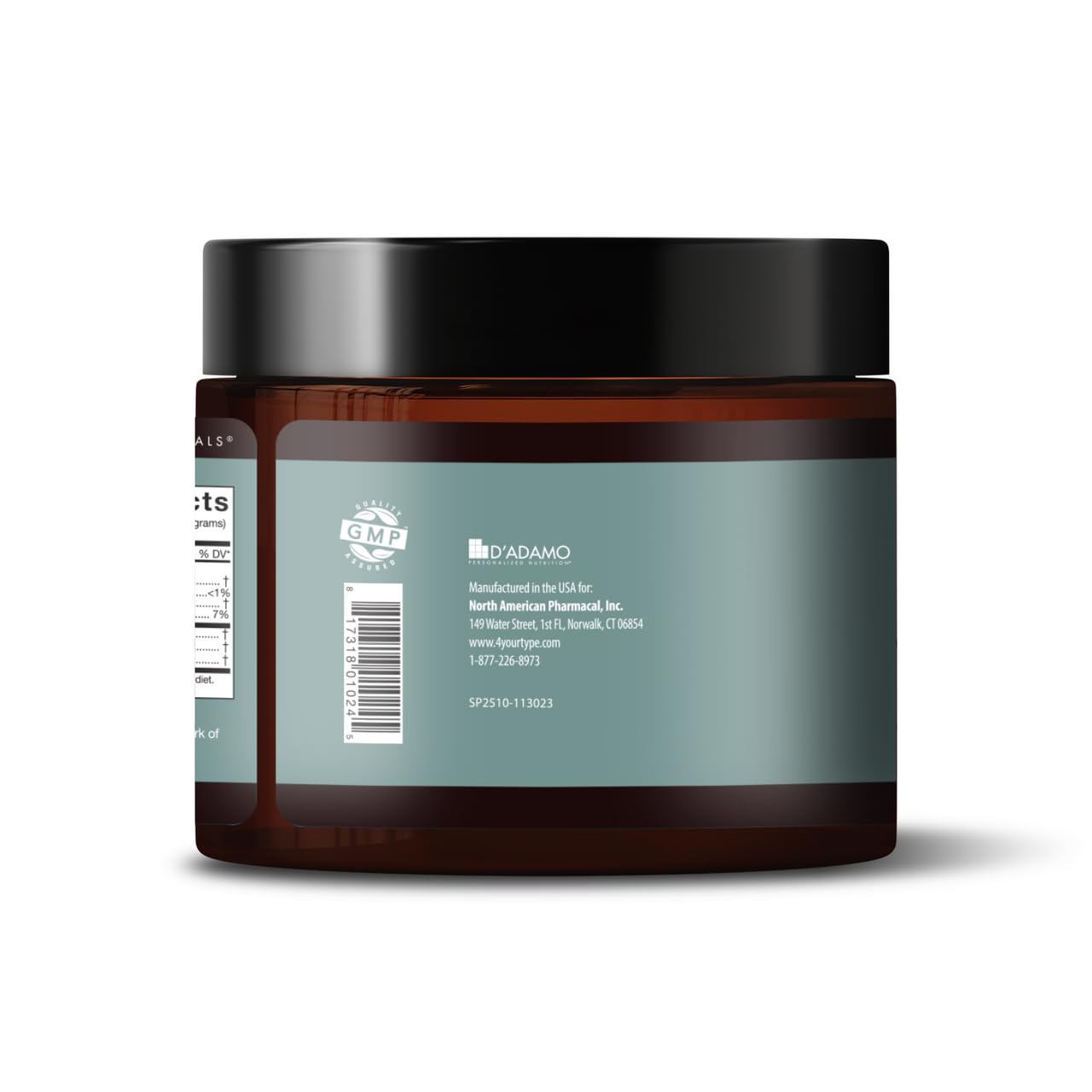 D'Adamo Genoma Nutritionals Trehalose Complex, cucharita de 4 g para dosis precisa.