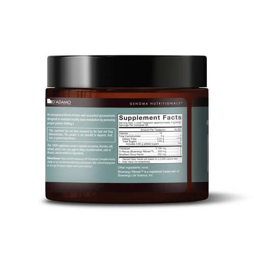 D'Adamo Genoma Nutritionals Trehalose Complex, mezcla en agua con limón para beber agradable.