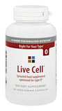 D'Adamo Live Cell O: botella frontal para apoyo a una nutrición equilibrada diaria