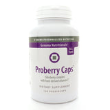 Proberry Caps de D'Adamo, botella de 120 cápsulas, complemento diario con extractos de fruta y vitamina C