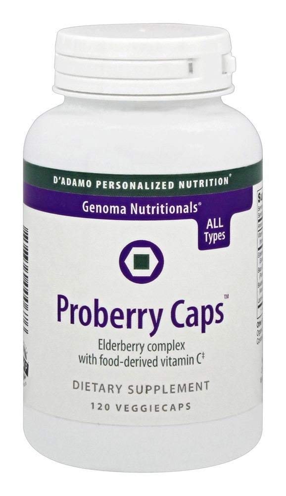 D'Adamo Proberry Caps – botella visible para consumo diario y bienestar general