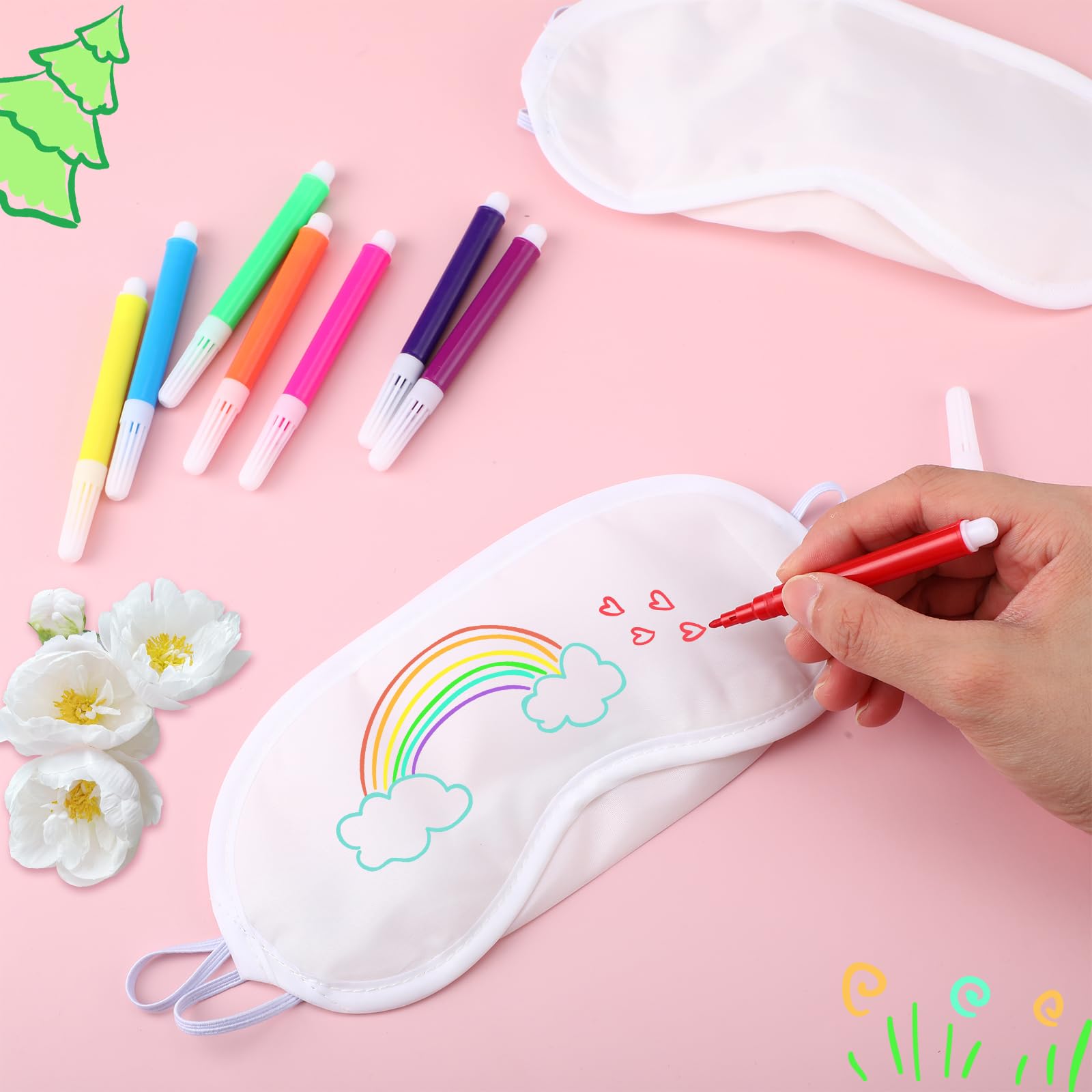 Daifunli rotuladores colores, para diseñar y personalizar superficies del set.
