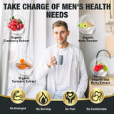Dailanbu Probióticos para Hombres con cúrcuma, apoyo digestivo natural