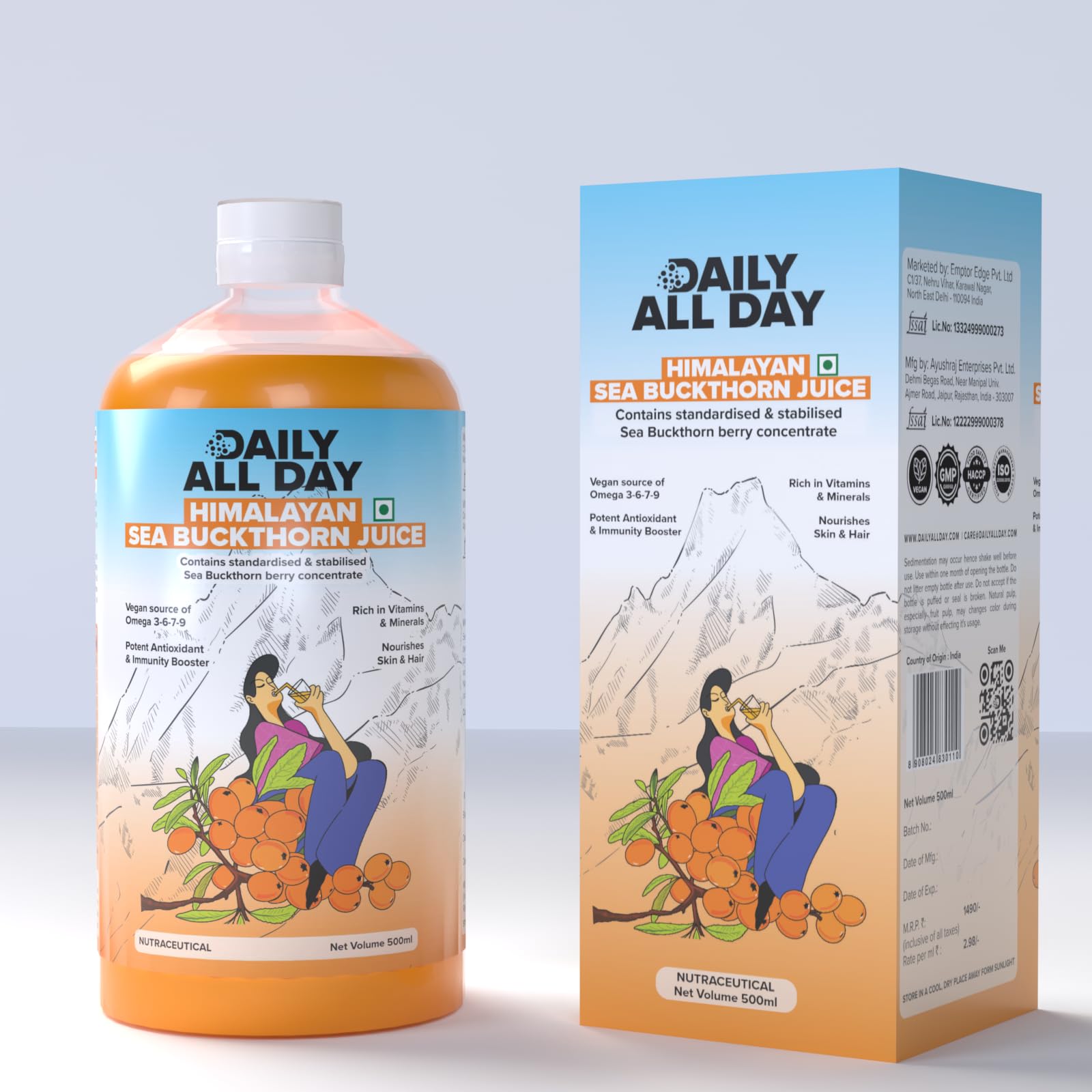 Daily All Day usos en batidos y mezclas saludables