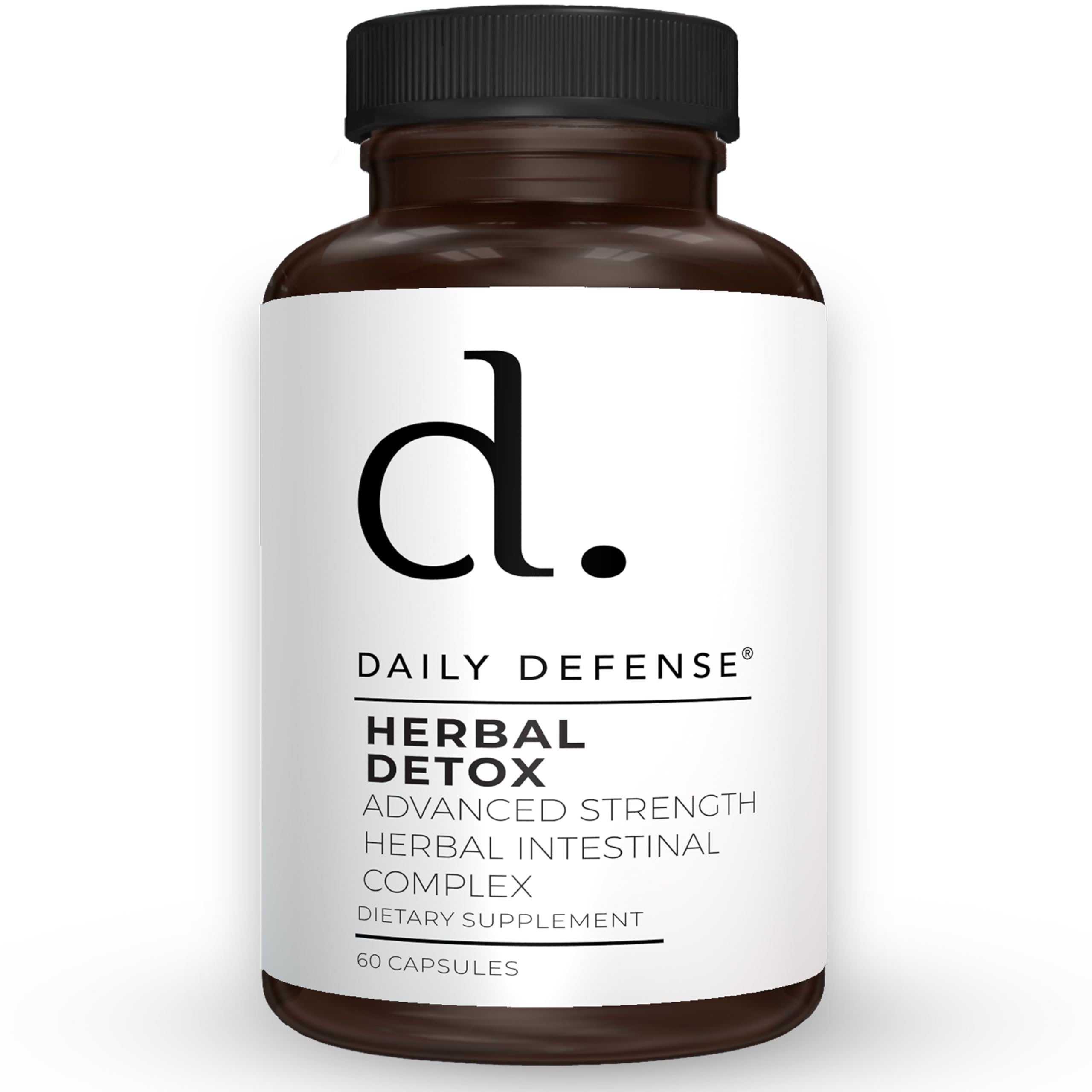 Daily Defense desintoxicacion-bote-capsulas: envase de 60 cápsulas para apoyo diario