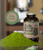 Daily Green Boost: polvo verde 20x concentrado para batidos nutritivos.