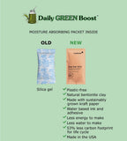 Daily Green Boost: preparación para jugos o batidos para un impulso natural.