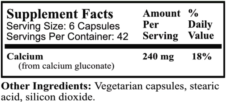Daily Manufacturing Calcium Gluconate etiqueta: información clara para consumidores conscientes
