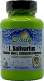 Daily Manufacturing L-Salivarius botella, ideal para uso diario.