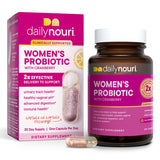 Daily Nouri Probióticos para Mujeres en botella, apoyo diario a la salud vaginal