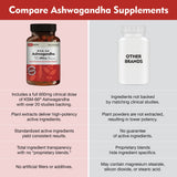 DailyNutra Ashwagandha absorción mejorada con Bioperine.