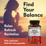 DailyNutra KSM-66 Ashwagandha, cápsulas para enfoque y energía sostenida.