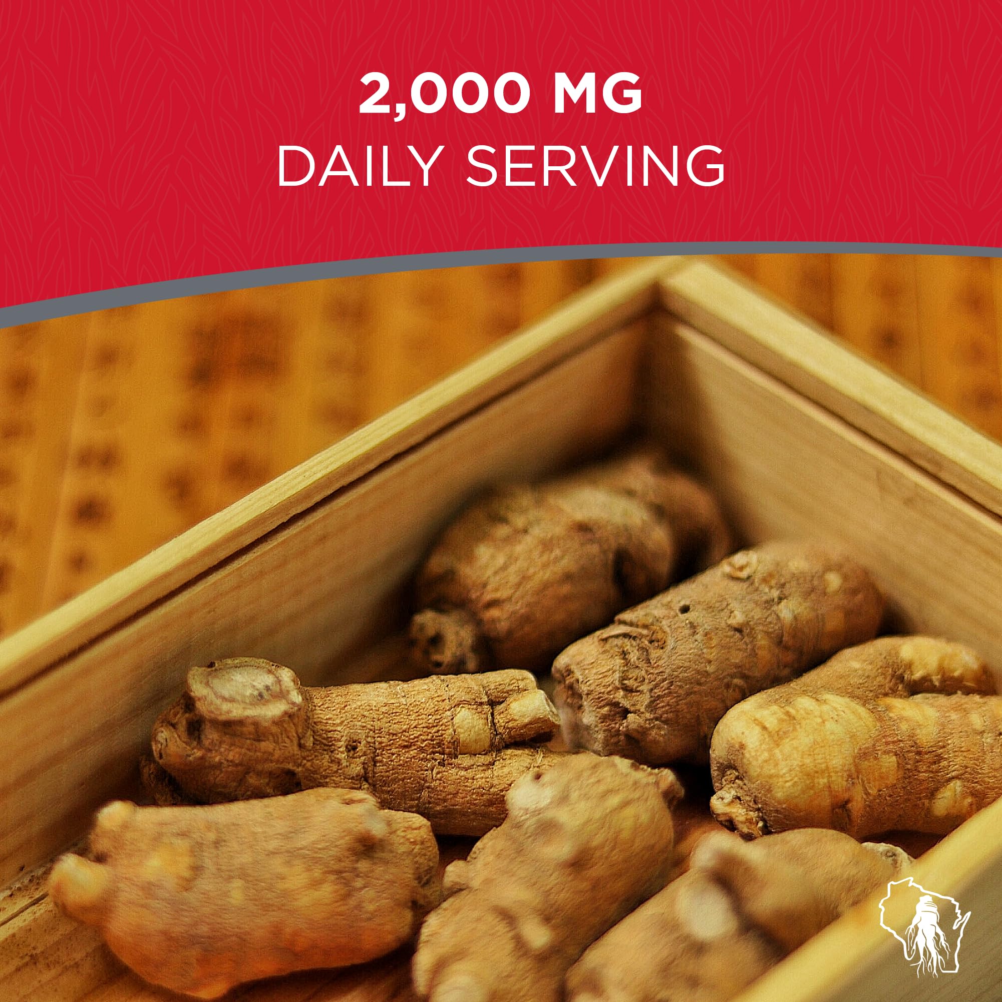 Etiqueta de origen sostenible para ginseng Tienchi de Dairyland.