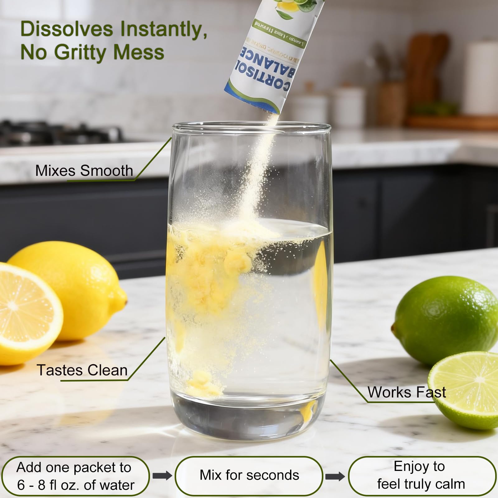 Daitea Cortisol Calm: envase portátil ideal para llevar.