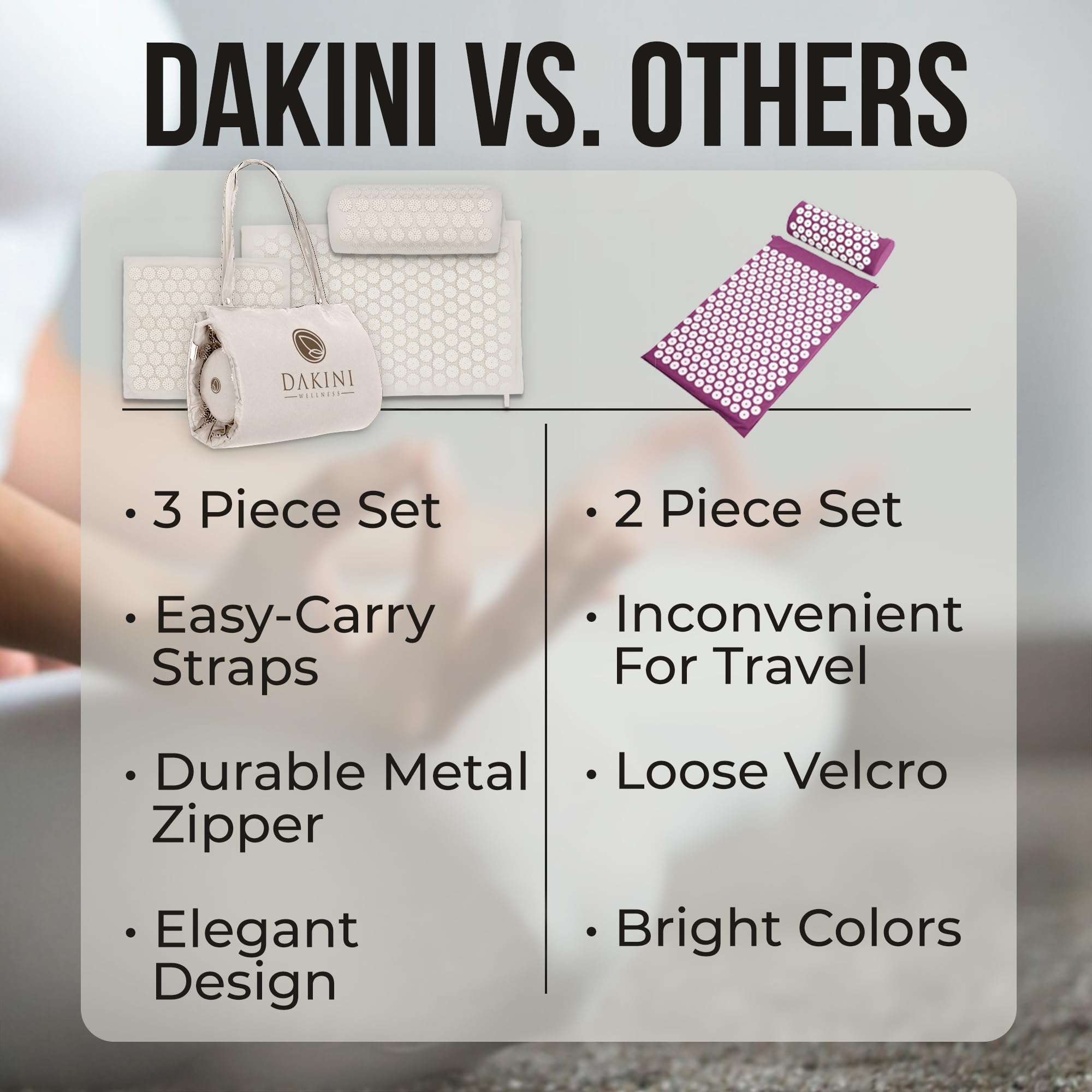 Dakini sistema de tres piezas para bienestar completo en casa