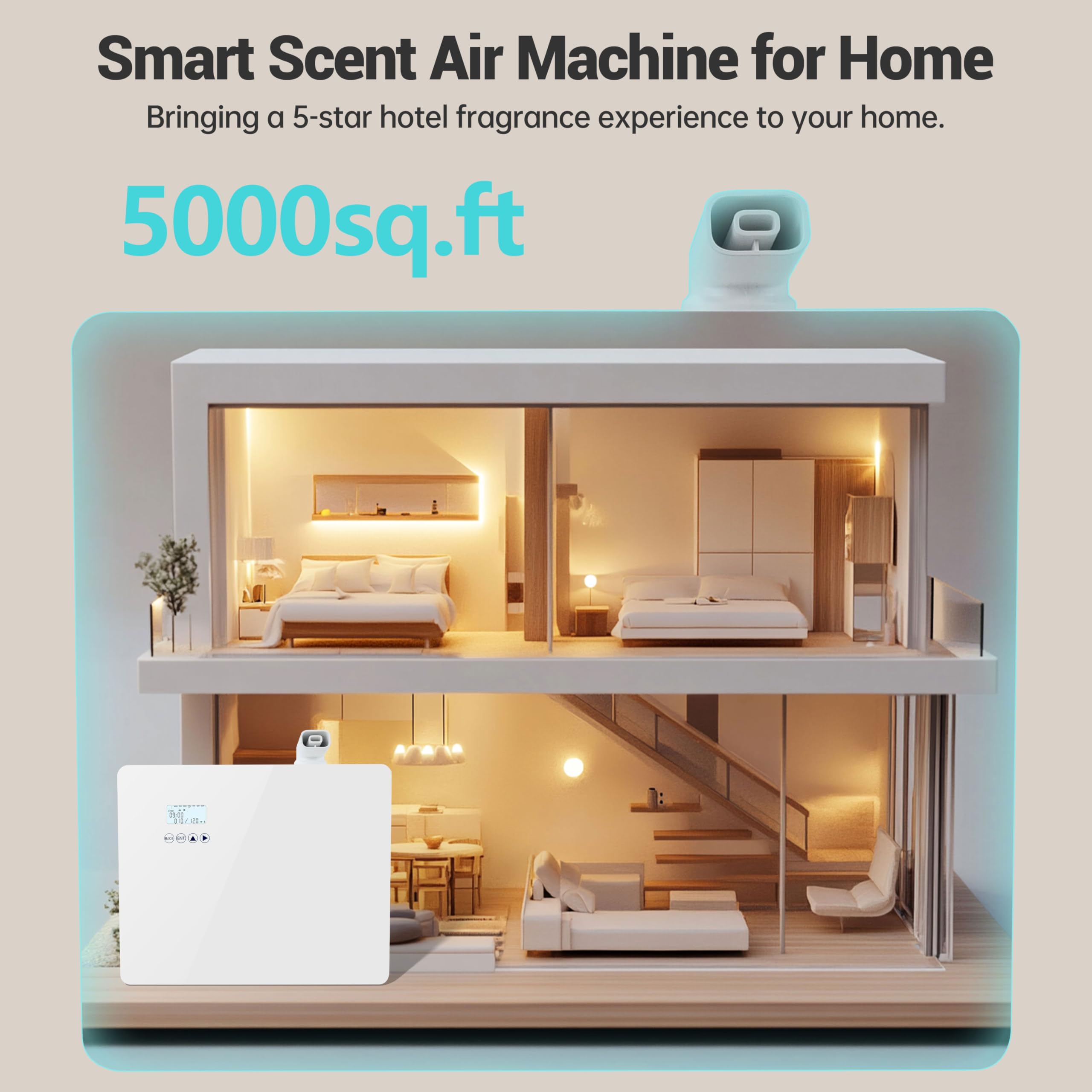 Dakistf tecnología de difusión por aire frío para aroma rápido