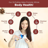 Dale Audrey: vertido de aceite para enjuague bucal con frescura natural.