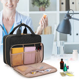 Damero mango superior para transporte cómodo de medicinas