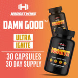 DAMN GOOD Ultra Ignite: empaque compacto ideal para llevar y usar diariamente.