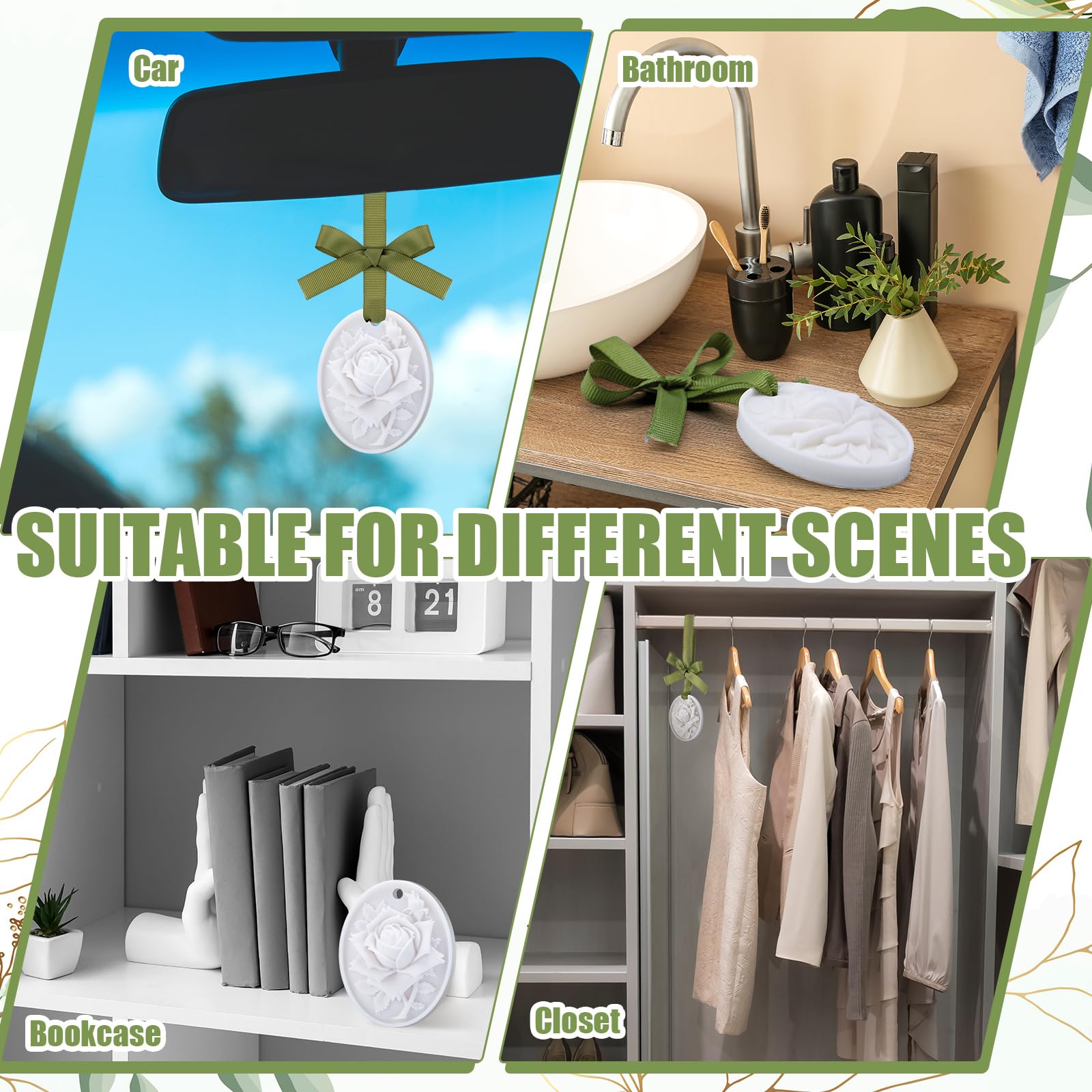 Difusor Dansib de material yeso natural para espacios pequeños.