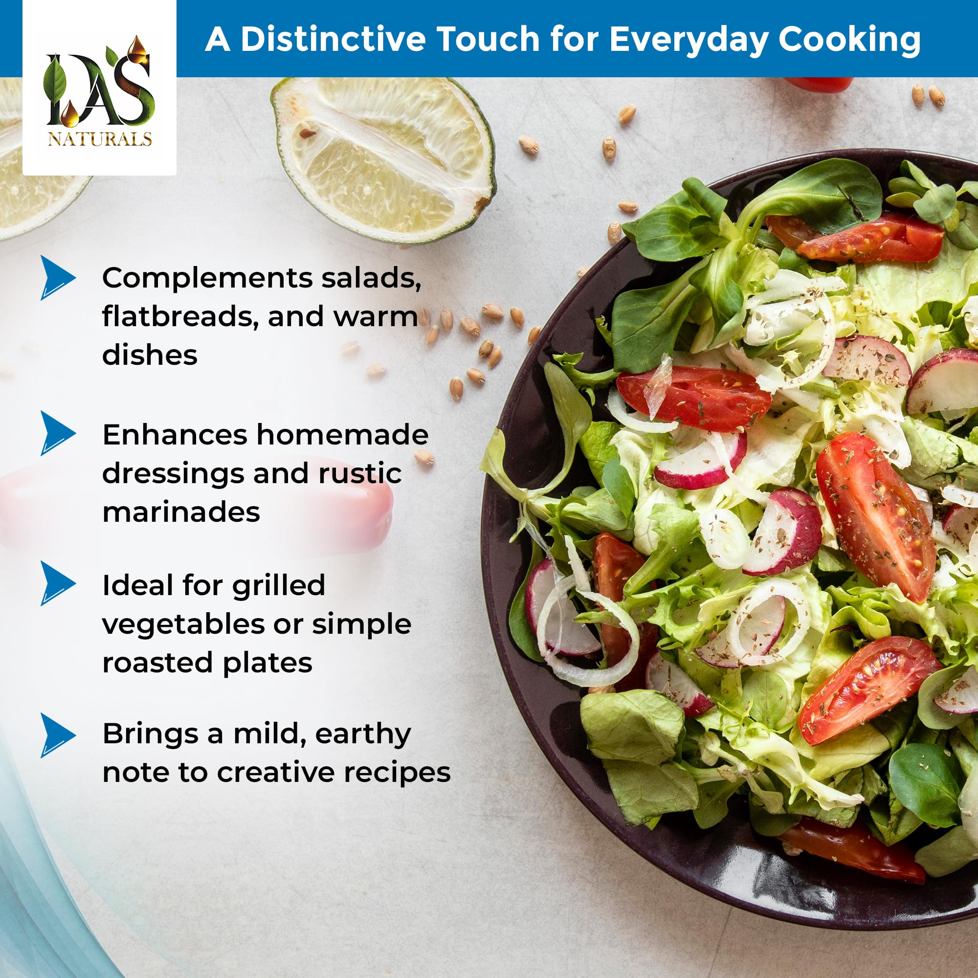 DAS NATURALS alto contenido de thymoquinona para enriquecer recetas