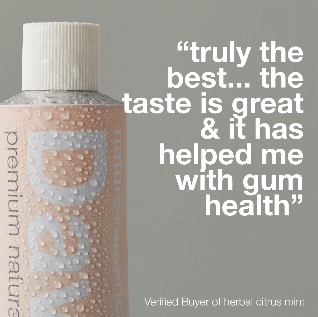 Davids crema dental tubo de metal reciclable que apoya la sostenibilidad.
