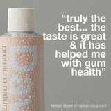Davids crema dental tubo de metal reciclable que apoya la sostenibilidad.