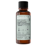 Davids Hydroxi concentrado para enjuague bucal, frescura duradera y cuidado del esmalte.