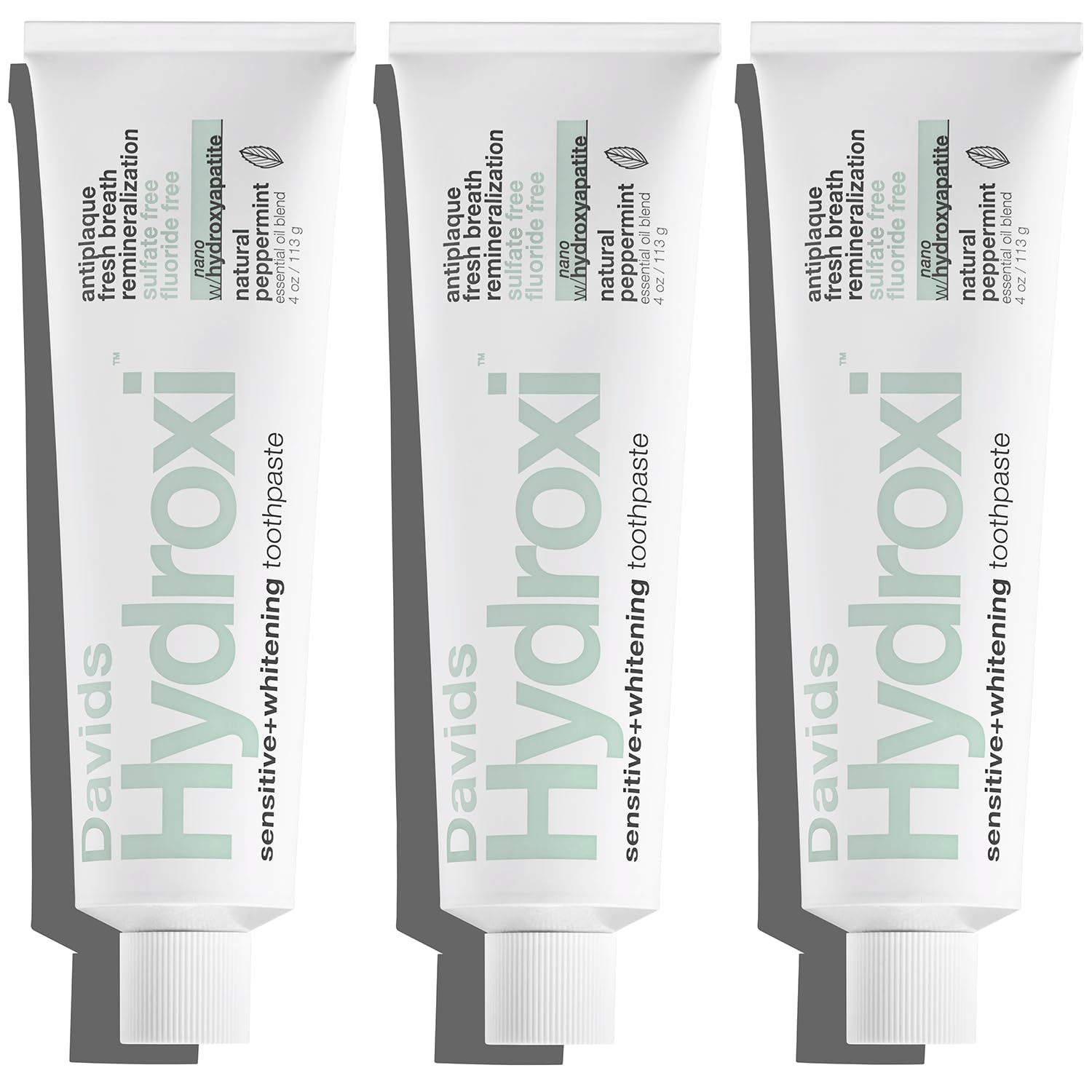 Davids Hydroxi pasta dental remineralizante con nano-hidroxapatita para dientes más sanos