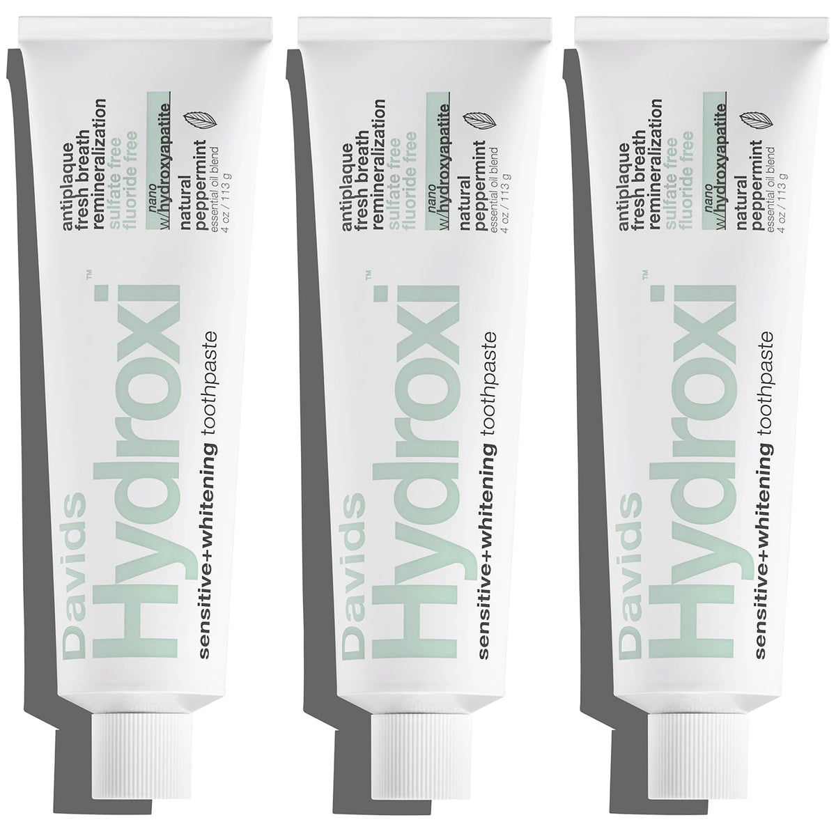 Davids Hydroxi pasta dental remineralizante con nano-hidroxapatita para dientes más sanos