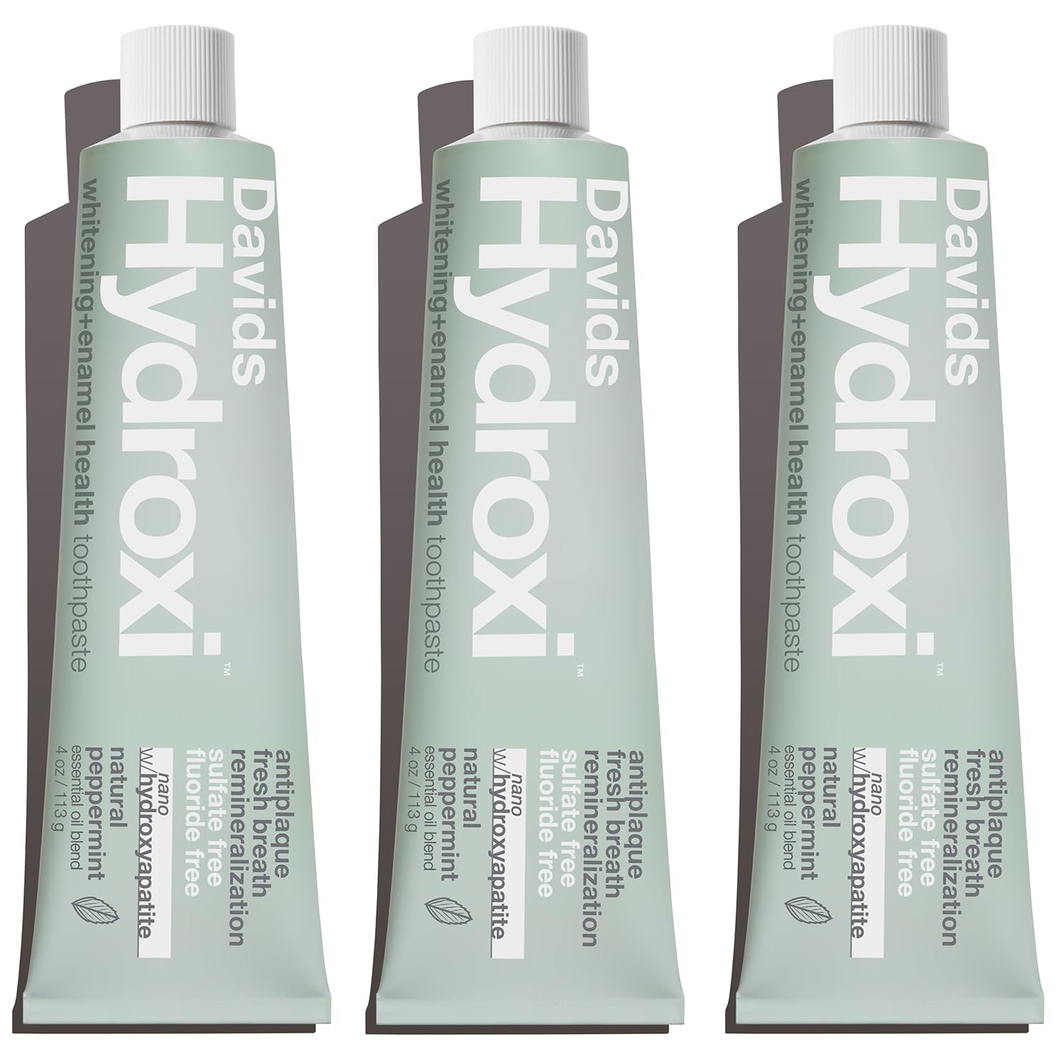 Davids Hydroxi – embalaje de pasta dental sin fluoruro para uso diario