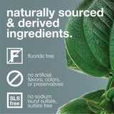 Fresco sabor a menta para un aliento duradero.