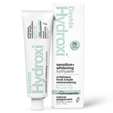 Davids Nano Hidroxiapatita, tubo de pasta, remineralización suave para dientes sensibles.