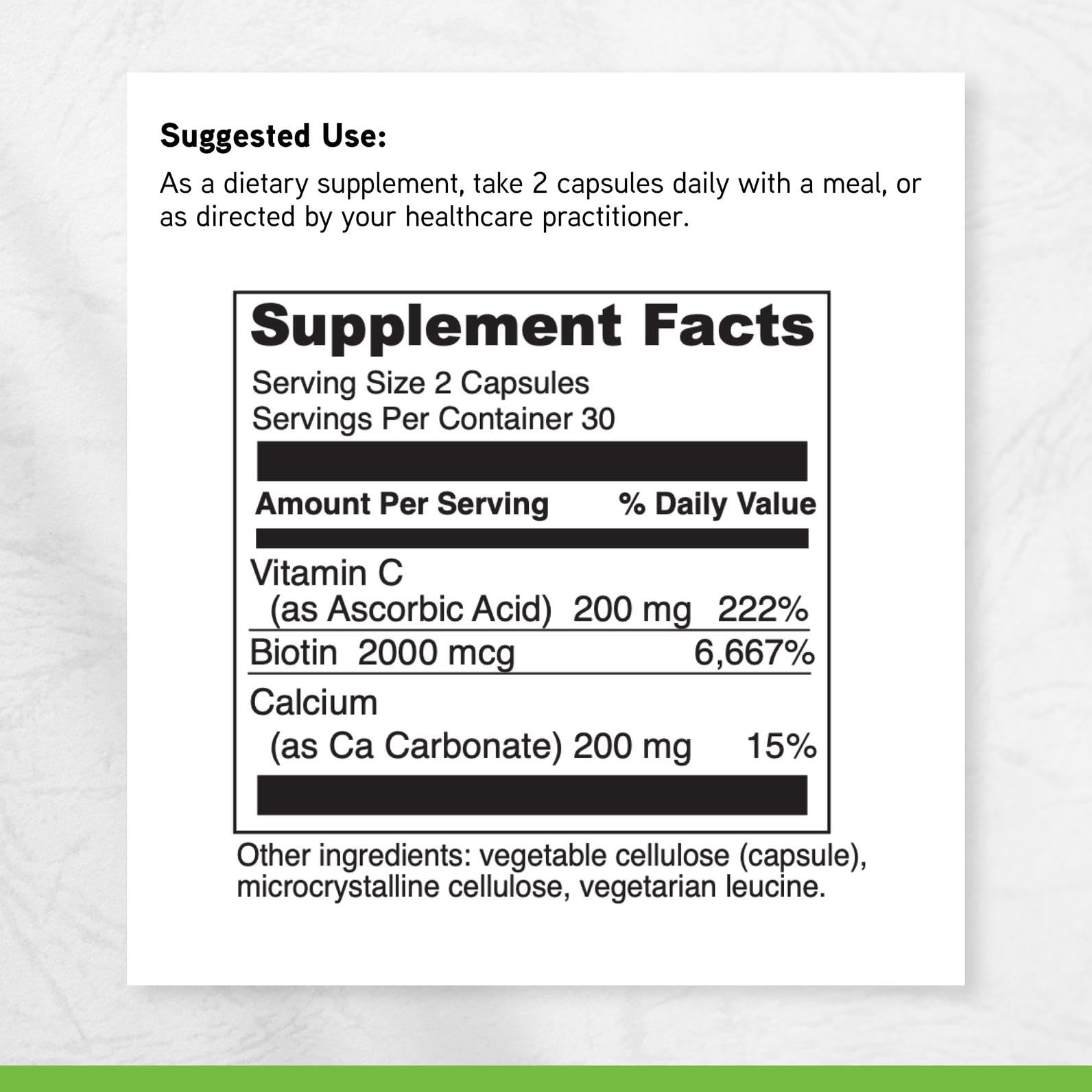 Davinci Biotin, persona integrando la rutina diaria con suplemento.